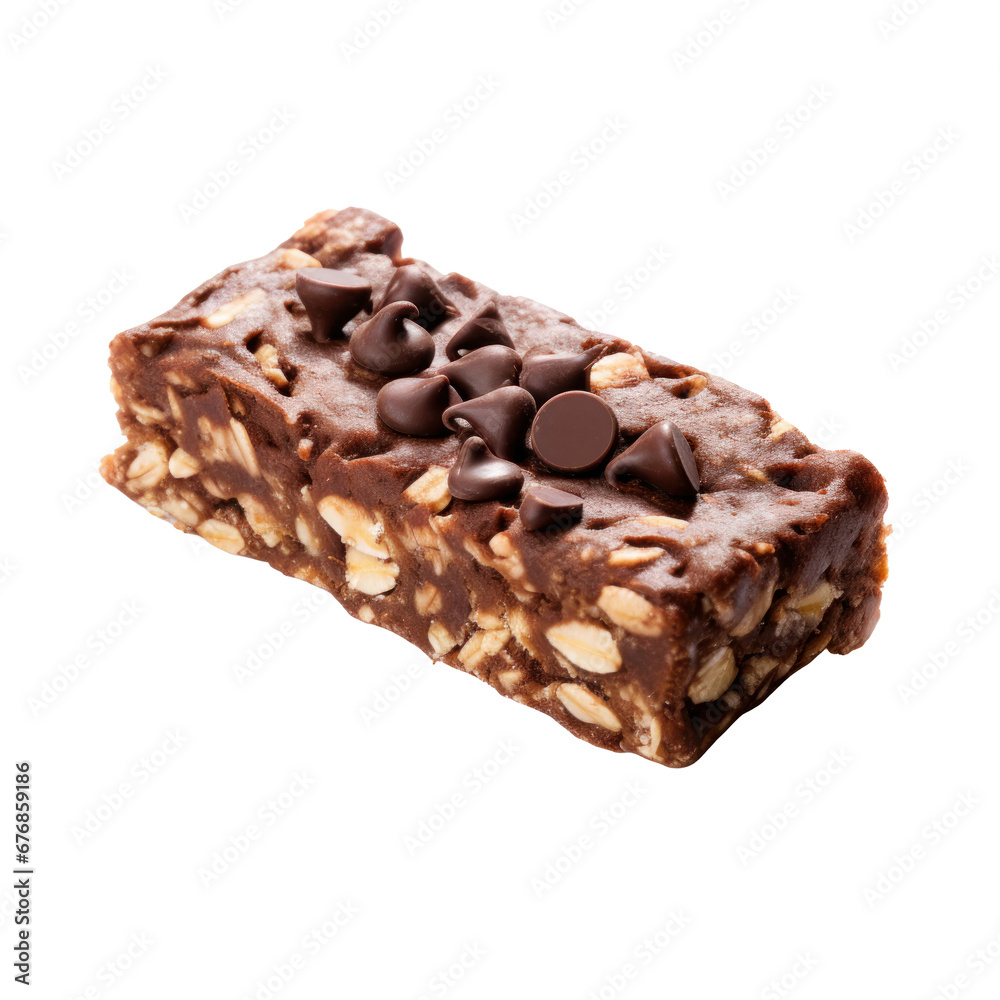 Gluten-free power bar isolated on white. Gluten-free power bar isolated on white.