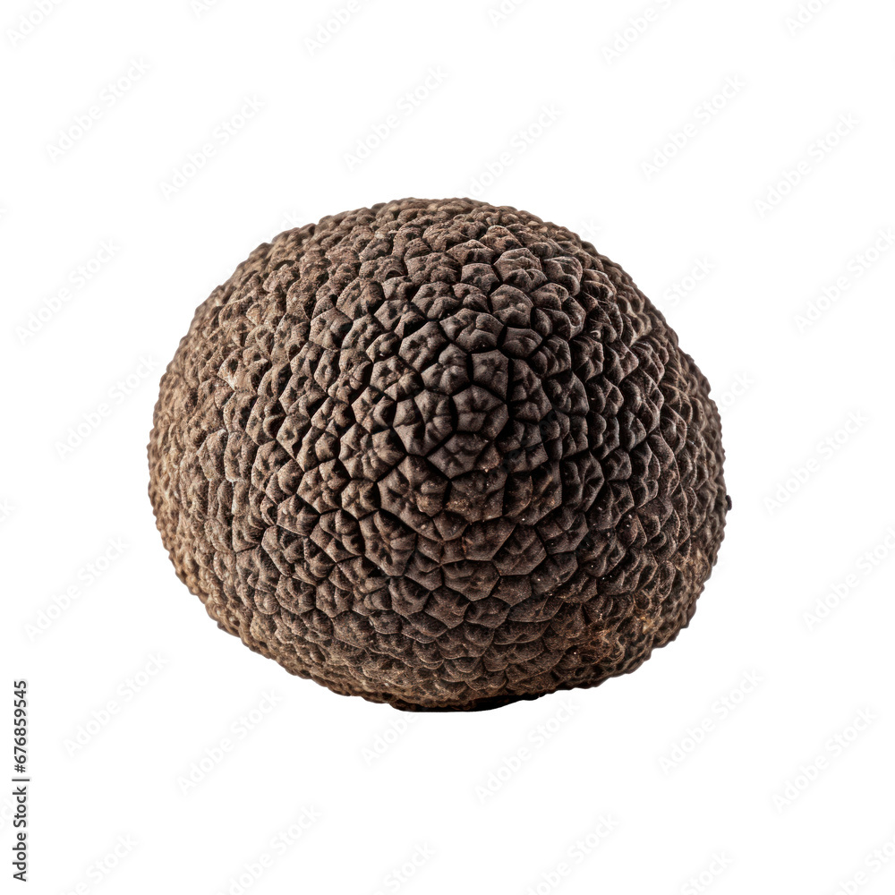 Black truffle isolated on white. Black truffle isolated on white.
