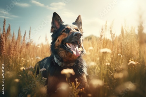 Happiest dog in the world, AI generated