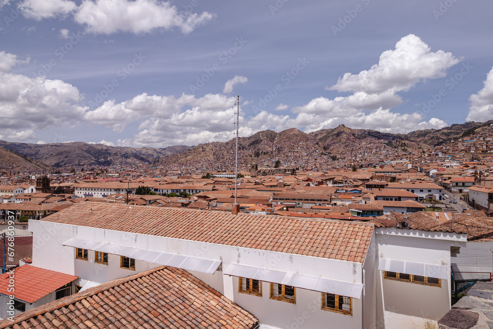 vista da cidade de Cusco, Peru