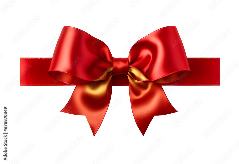red bow isolated on white red bow isolated on white