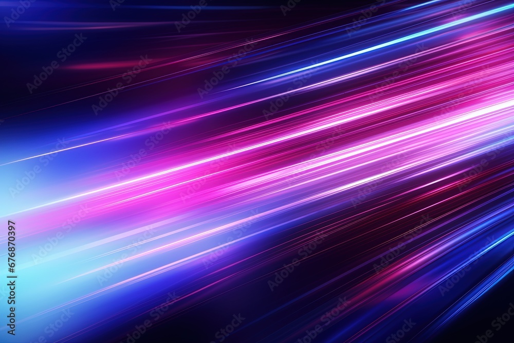 Abstract background with glowing lines in blue and pink colors. Abstract background with glowing lines in blue and pink colors.