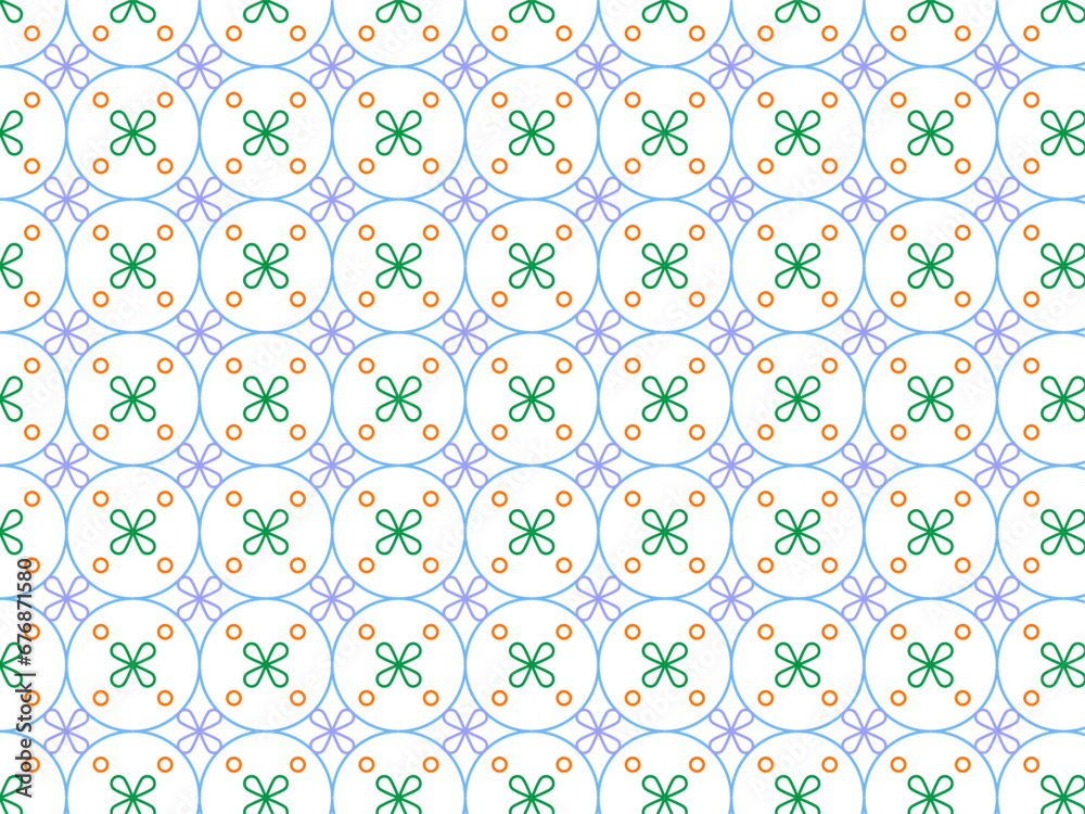 Beautiful decorative circle geometric background pattern Beautiful decorative circle geometric background pattern