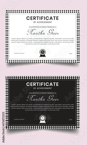 certificate of completion template vector (ID: 676872355)