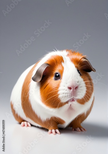 Guinea Pig Isolated On A White Background