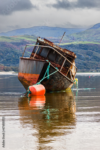 Old boat in Barmouth