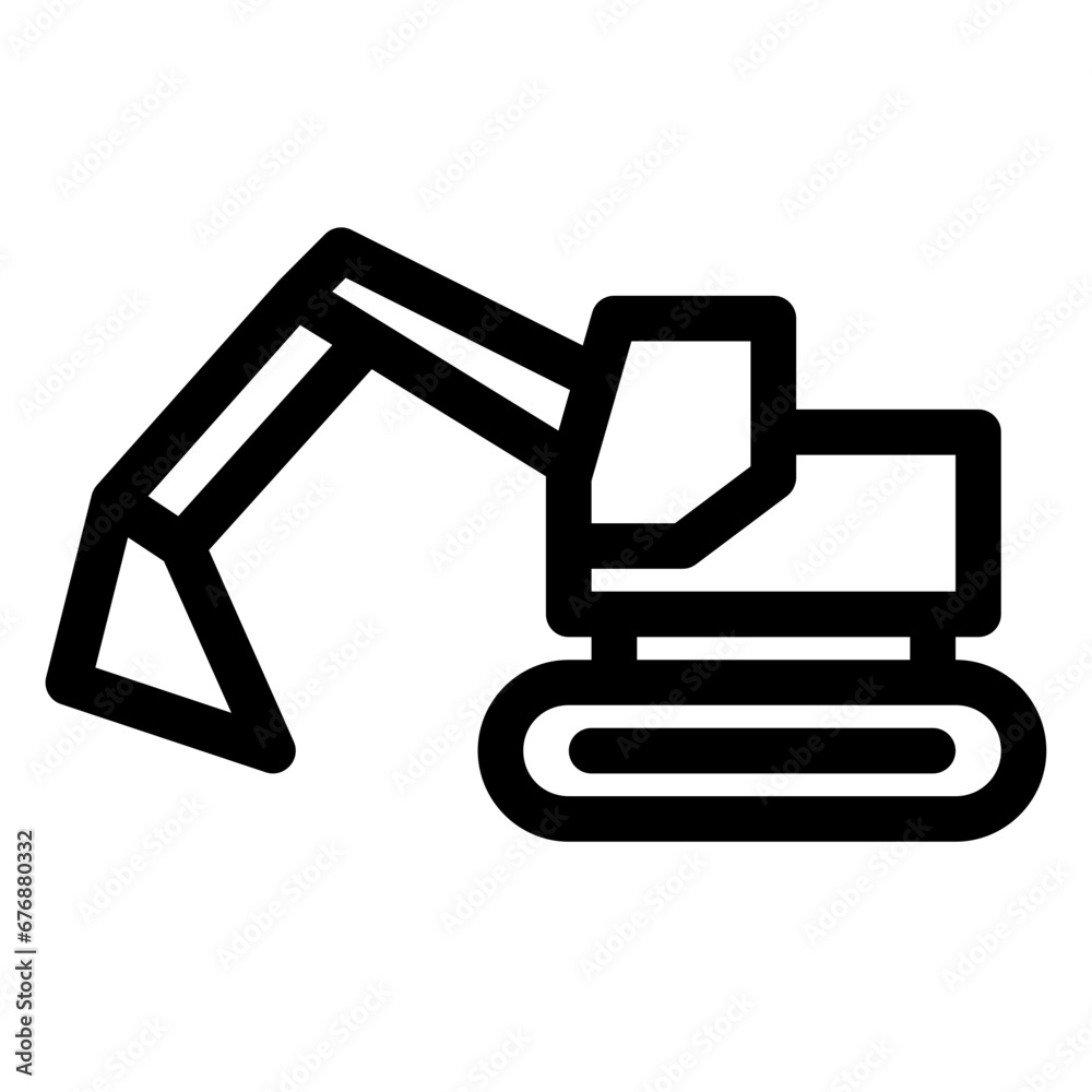 icon excavator high quality black style pixel perfect icon excavator high quality black style pixel perfect