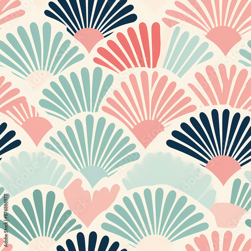 Seamless pattern of japanese style. Wrapping paper pattern