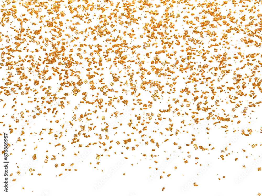 Realistic Golden Confetti and serpentine explosion For The Festival Party Ribbon Blast Carnival Elements Or Birthday Celebration Realistic Golden Confetti and serpentine explosion For The Festival Party Ribbon Blast Carnival Elements Or Birthday Celebration