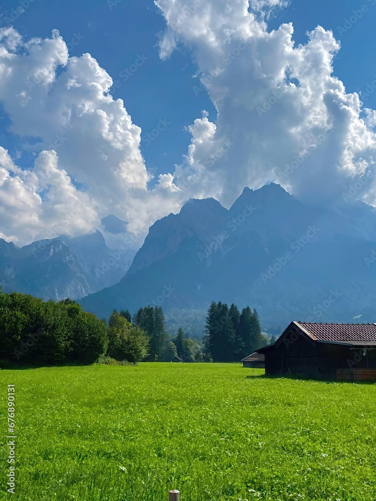 Obraz premium landscape with house