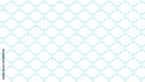 Blue and white ornament mesh pattern