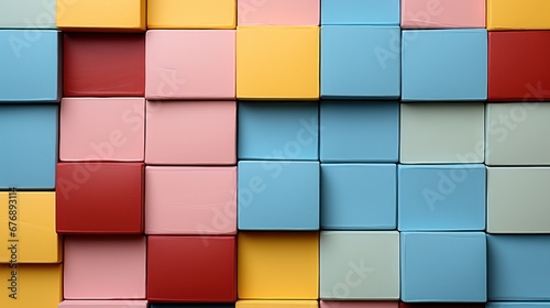 abstract background of cubes