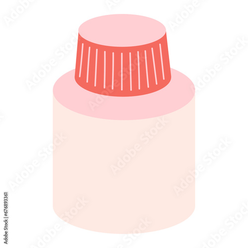 Plastic Jar Illustration