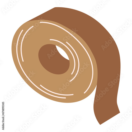 Roll Of Adhesive Bandage Illustration