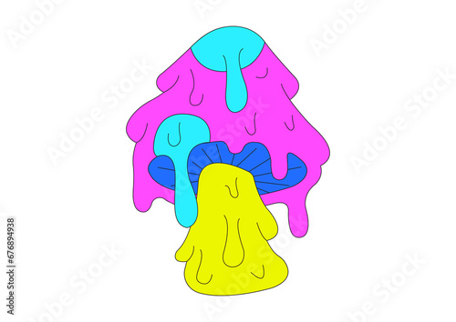 illustration of a mushroom