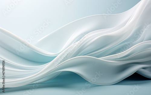 Wallpaper white line vector, in the style of futuristic chromatic waves, digitally enhanced Generated AI