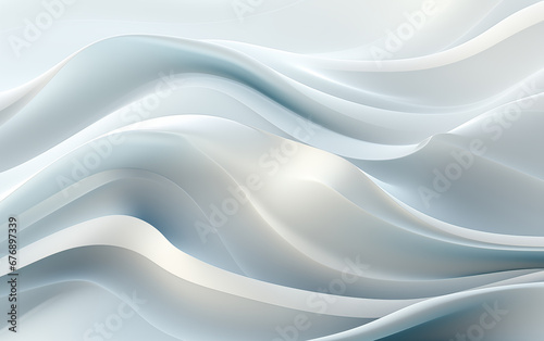 Wallpaper white line vector, in the style of futuristic chromatic waves, digitally enhanced Generated AI