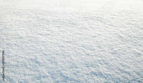 White snow surface