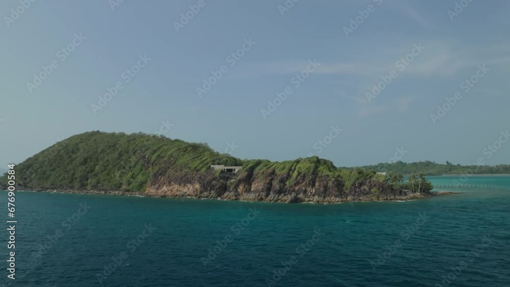 Drone videography of Ko Kham island which is a small island of Trat province, Thailand
Drone videography of Ko Kham island which is a small island of Trat province, Thailand