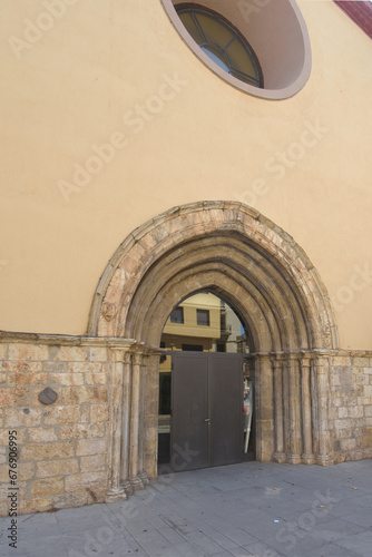 facade of Sant Domenech church; La Seu dâ€™Urgell; LLeida; province; Catalonia; Spain; photo