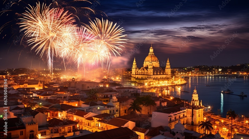 New Year's Eve Countdown in Cartagena