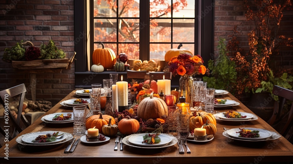 Setting a Casual Thanksgiving Table