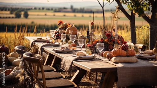 Harvest Feast Outdoor Setting photo