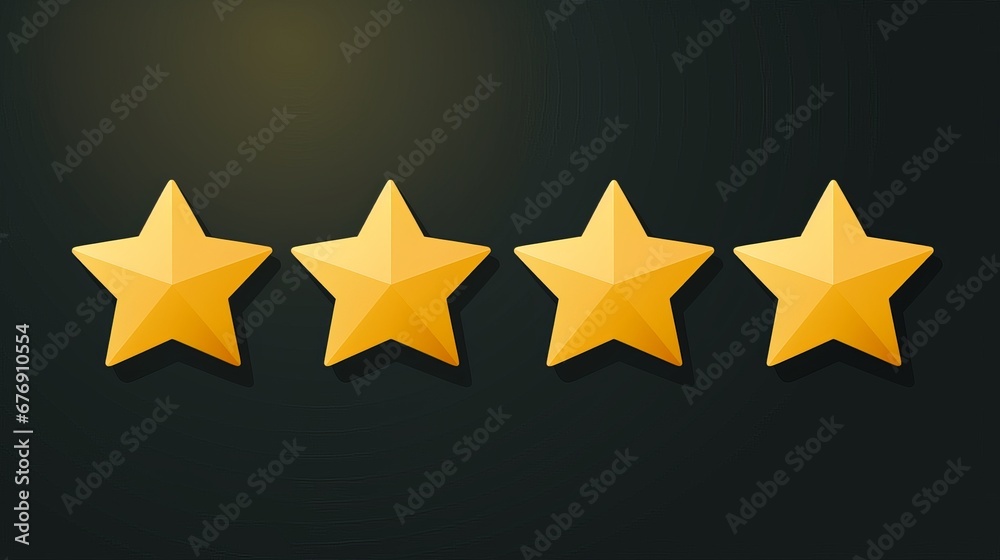 Enhance user experience with this flat icon depicting a five-star customer product rating review, perfect for integration into apps and websites. Enhance user experience with this flat icon depicting a five-star customer product rating review, perfect for integration into apps and websites.
