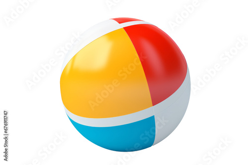 Beach Ball 3D Model for Games
