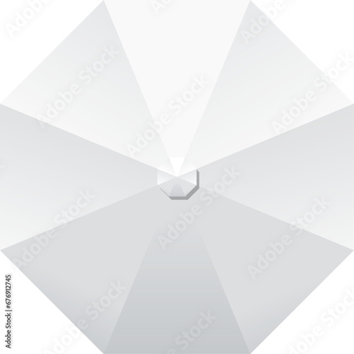 White square tent top view. Event or party marquee booth stand mockup. Vector isolated outdoor canopy pop up. Mobile exhibition map set.