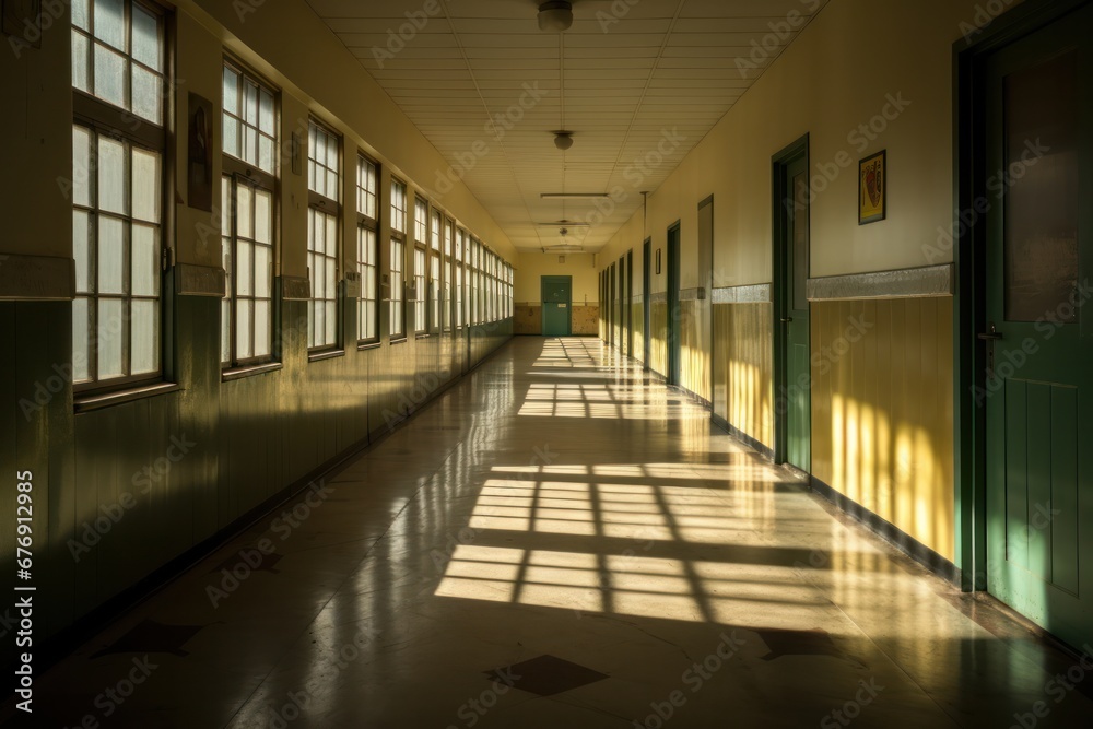 corridor in the office