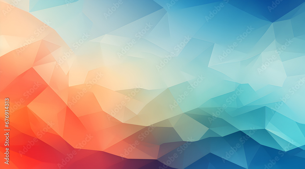 Obraz premium Colorful geometric patterns forming a dynamic and modern abstract background.