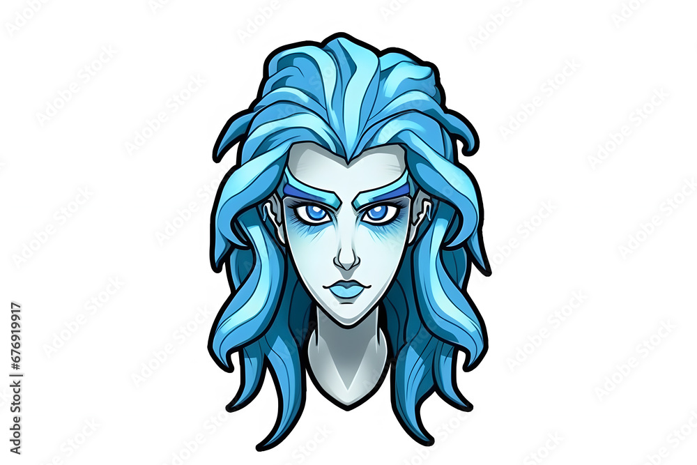 cartoon game avatar. Neural network AI generated art cartoon game avatar. Neural network AI generated art