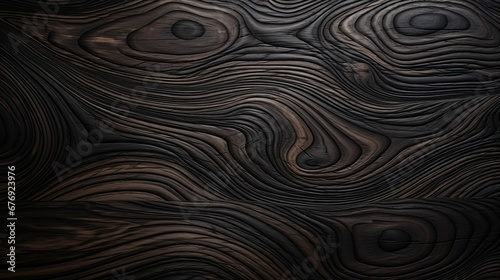 Closeup of brown textured wood grain flooring pattern