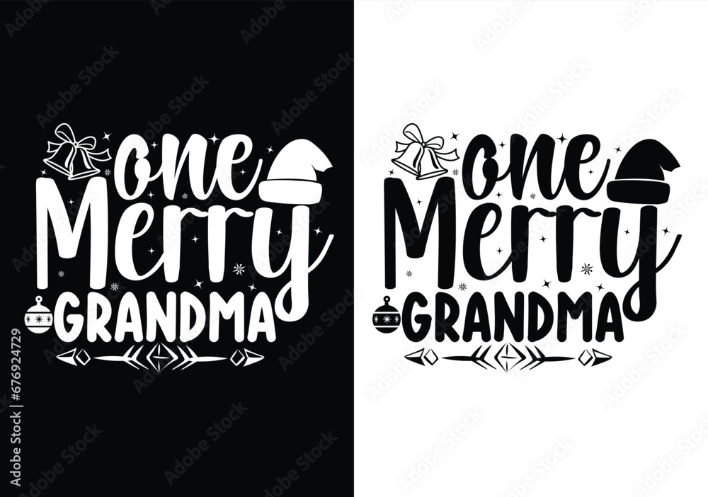 Obraz premium Christmas t shirt design