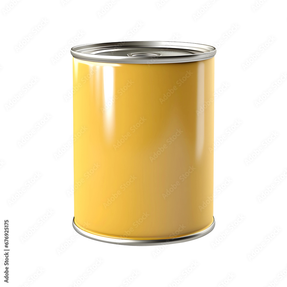 Yellow canned soup (PNG) isolated on transparent and white background Yellow canned soup (PNG) isolated on transparent and white background