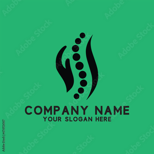 healthy wellness healing logo design vector format