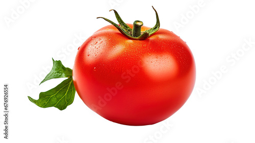 Tomatoes isolated on transparent background, image with background removed, created with Generative Ai technology.