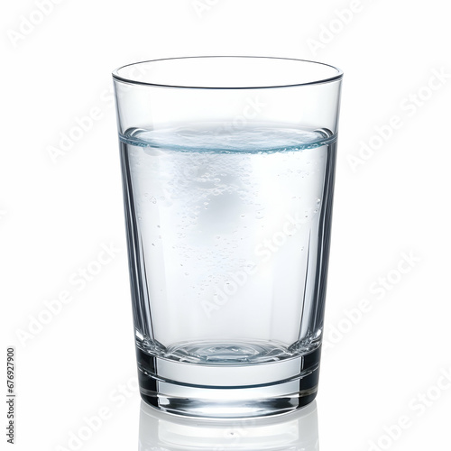 glass of water isolated