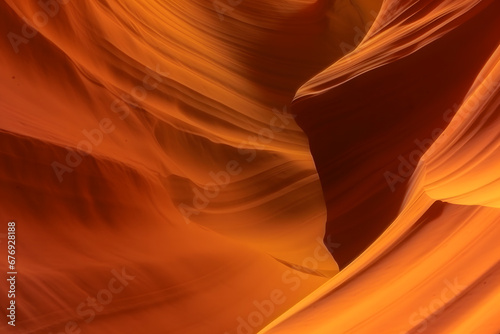 Antelope Canyon - abstract background. Travel and nature concept. Neural network AI generated art