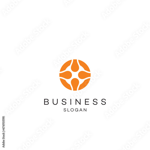 Creative connection bulb logo  design