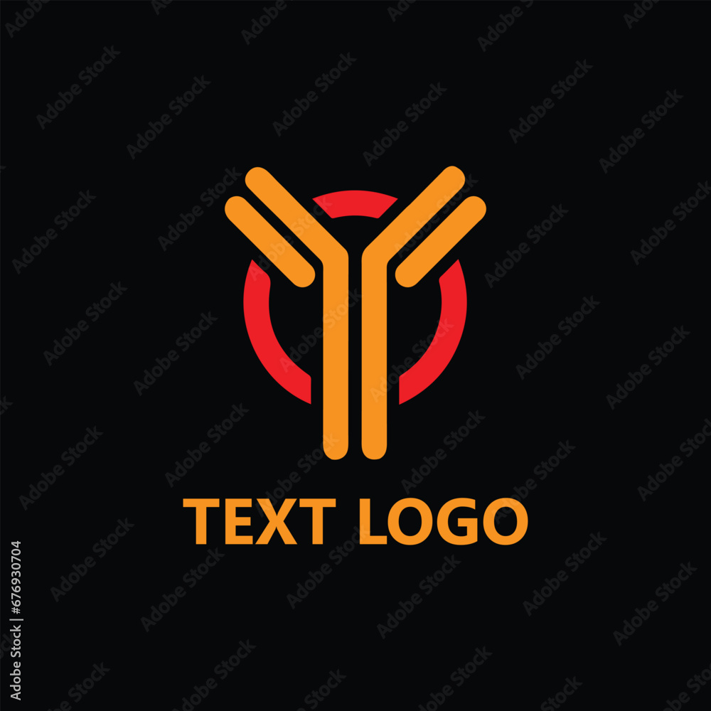 letter y text logo design vector format letter y text logo design vector format