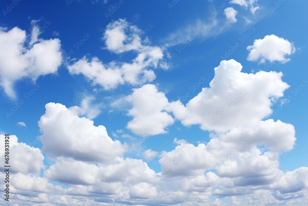 Tranquil Horizon: A Captivating Canvas of Boundless Blue Sky and Wispy Clouds Tranquil Horizon: A Captivating Canvas of Boundless Blue Sky and Wispy Clouds