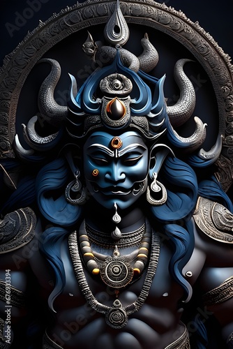 Shiva angry face