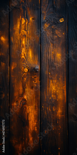 Wallpaper Mural A Rustic Wooden Wall Bathed in Warm Light Torontodigital.ca