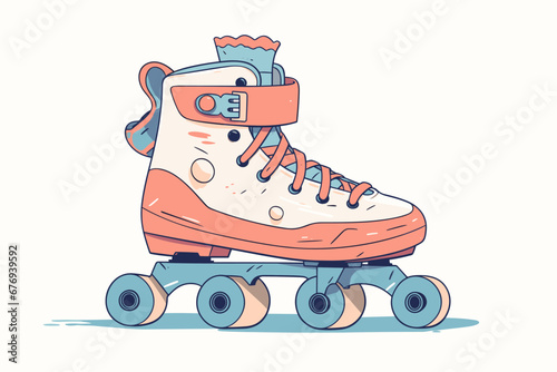 Old inline skates from the 80s