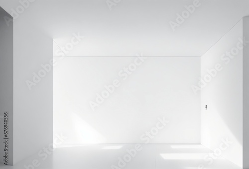 empty room with white walls