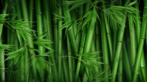 green bamboo shoot forest background