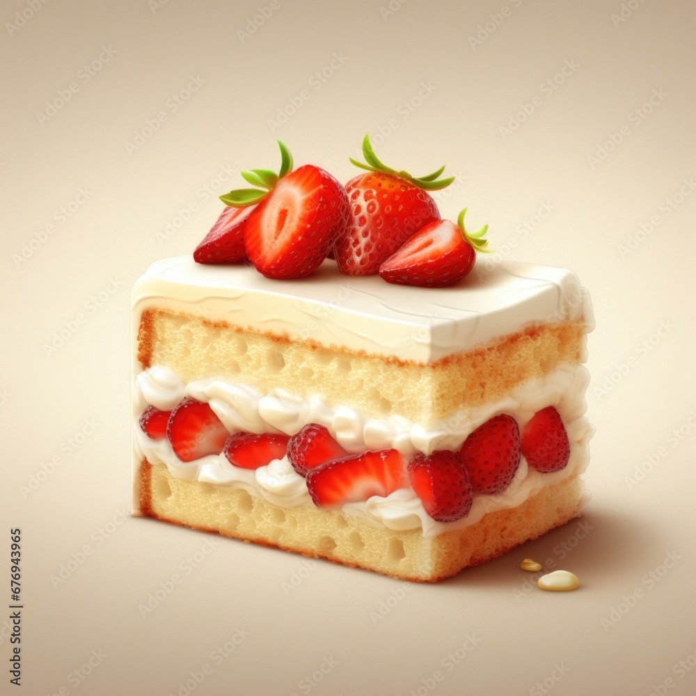Beautiful delicious dessert with aromatic glaze and fresh berries on a light background. Suitable for advertising and company logo Beautiful delicious dessert with aromatic glaze and fresh berries on a light background. Suitable for advertising and company logo