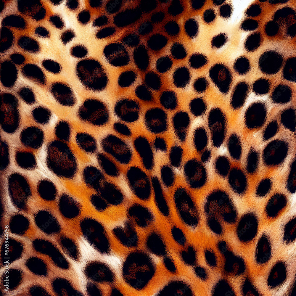 Leopard fur decorative realistic pattern, wild exotic animal background, abstract safari illustration Leopard fur decorative realistic pattern, wild exotic animal background, abstract safari illustration